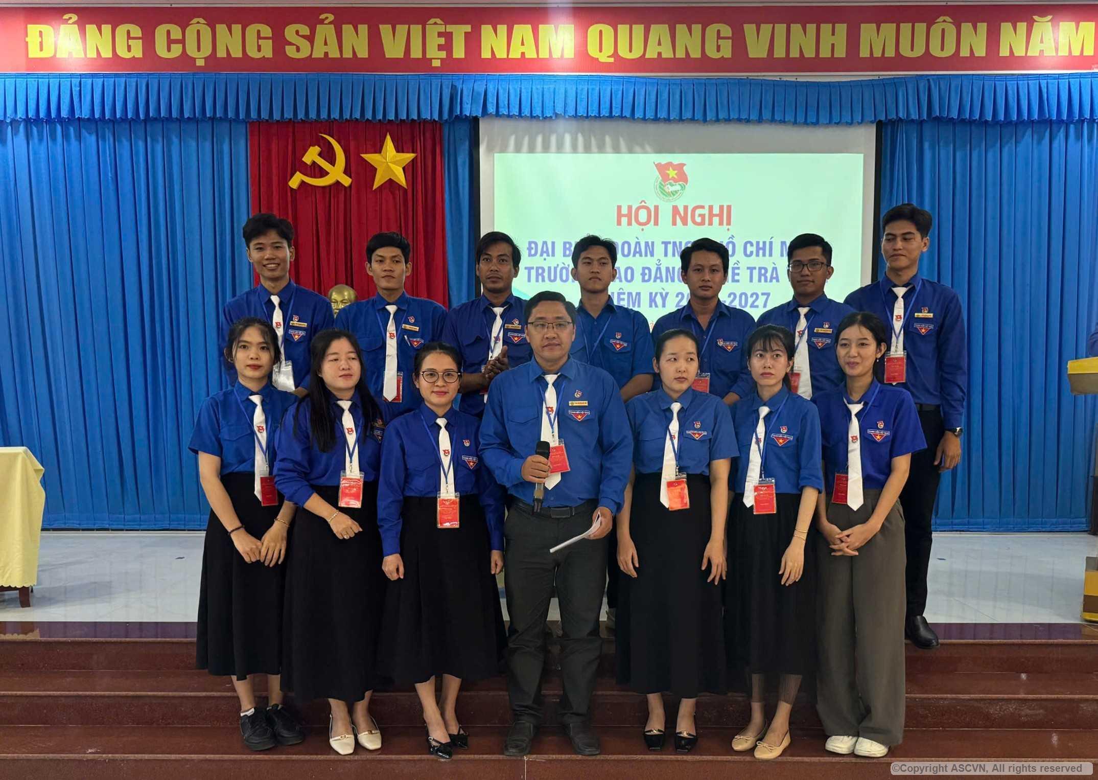 Hội nghị đại biểu Đoàn TNCS Hồ Chí Minh Trường Cao Đẳng Nghề Trà Vinh nhiệm kỳ 2025 - 2027